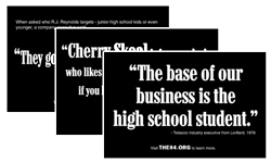 Tobacco industry quotes poster set (TC3429)